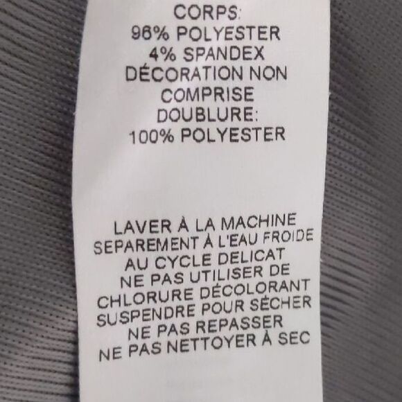 Girls Joe Fresh Silver Sparkle Holiday Sequins Skater Line Dress Size XS/TP 4-5 - Picture 4 of 5